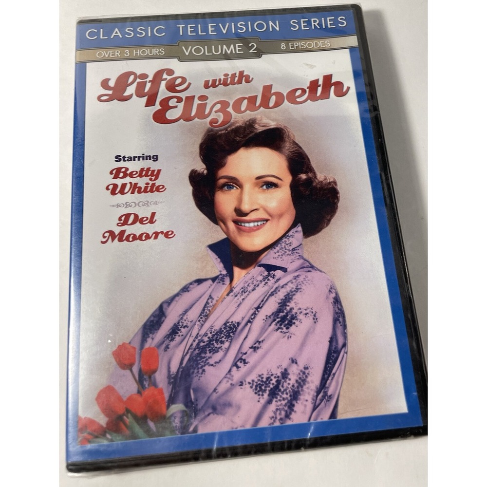 Life With Elizabeth: Volume 2 - 8 Episodes (DVD, 2008) Starring Betty White